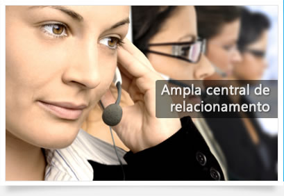 Ampla central de relacionamento